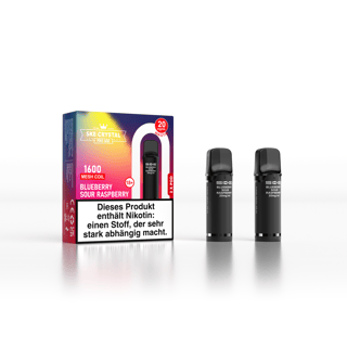 Crystal 800 Pro (2er Pack) - Blueberry Sour Raspberry