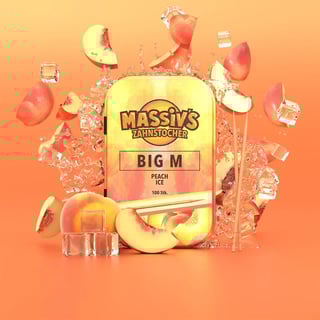 Massiv's Zahnstocher - BIG M (Peach Ice)