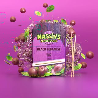 Massiv's Zahnstocher - Black Lebanese