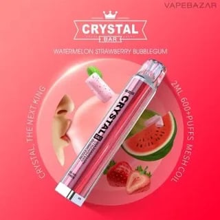 Crystal Bar 600 - Watermelon Strawberry Bubblegum