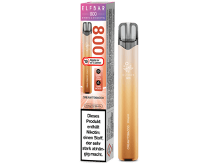 Elfbar 800 - Cream Tobacco 20mg/ml VORVERKAUF