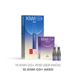 KIWI Go+ 1+1 Set (Akku + Prefilled Pod)