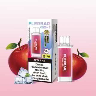 Flerbar Pod - Apple Ice (2er Pack)