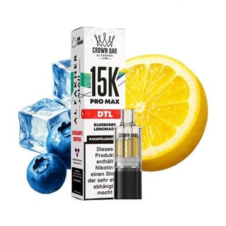 Al Fakher 15k Pro Max Pod - Blueberry Lemonade (DTL)