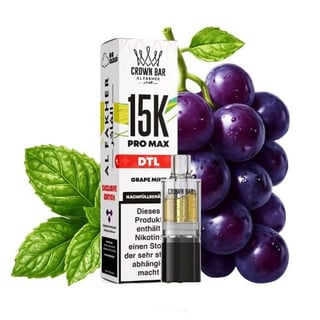 Al Fakher 15k Pro Max Pod - Grape Mint (DTL)