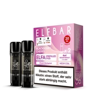 ELFA - Blackberry Cherry 20mg/ml (2er Pack) VORVERKAUF