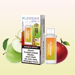 Flerbar Pod - Double Apple (2er Pack)
