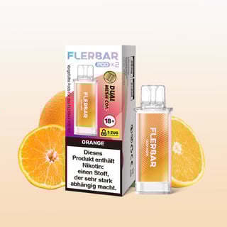 Flerbar Pod - Orange (2er Pack)