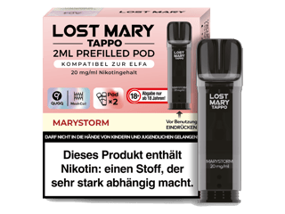 Lost Mary Tappo Pods 2er Pack 20mg Nikotin - Marystorm