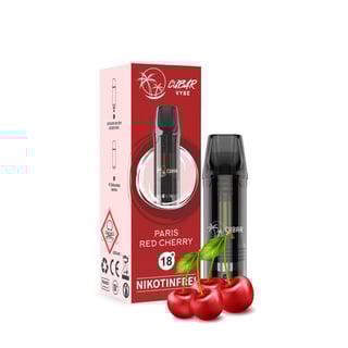 CUBAR Vybe - Prefilled Pod Nikotinfrei - Cherry