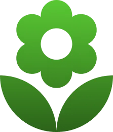 Green Flower Icon
