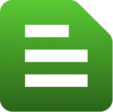 Green document icon