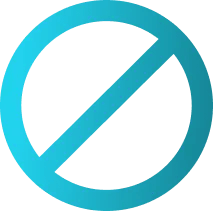 Blue No Icon