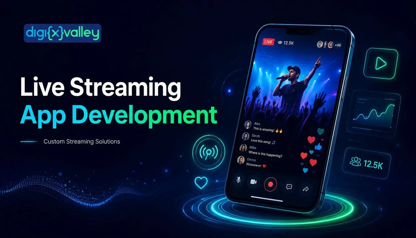 Live Streaming App Development for Startups & Enterprises