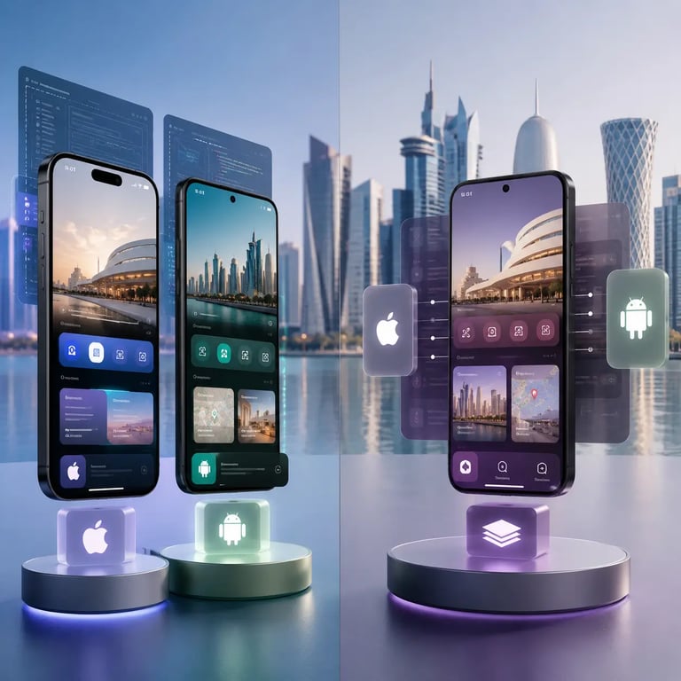 Native vs cross-platform app development for Qatar businesses