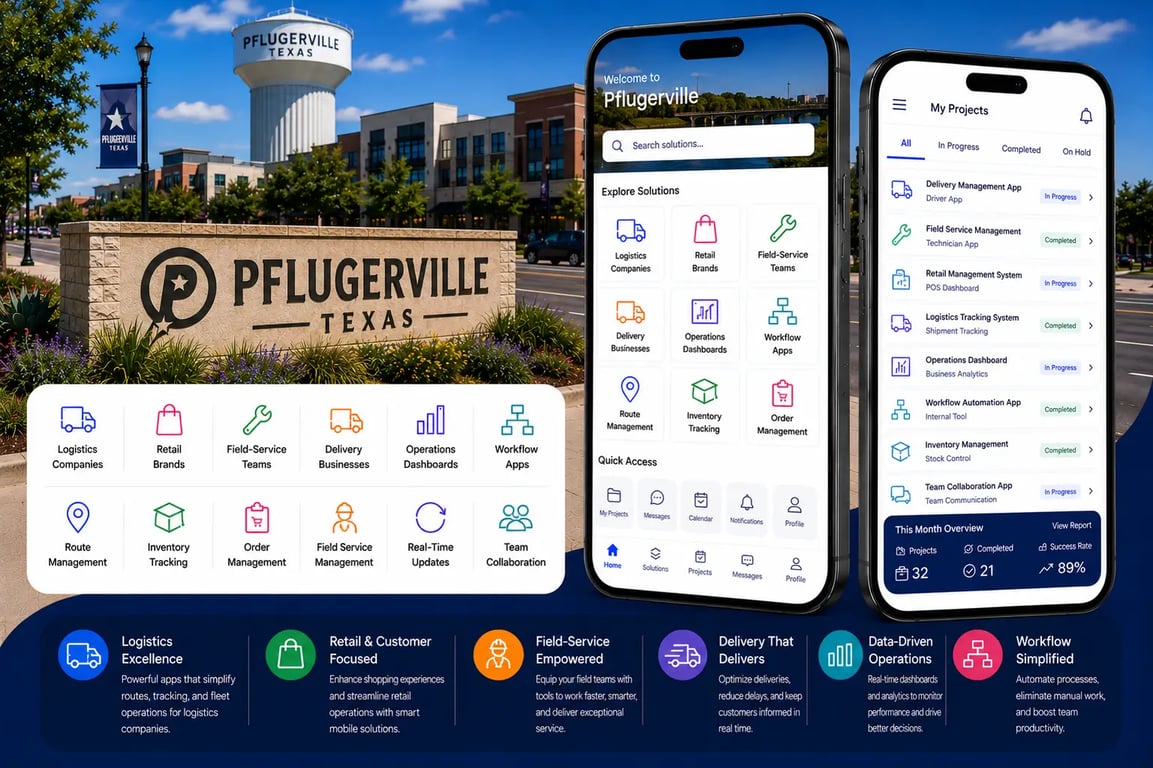 Mobile App Development Company in Pflugerville