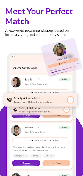 You’re Up Dating relationship progress tracking with timelines