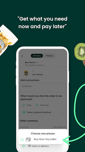 Klozaa grocery order management screen for customer orders and order status tracking
