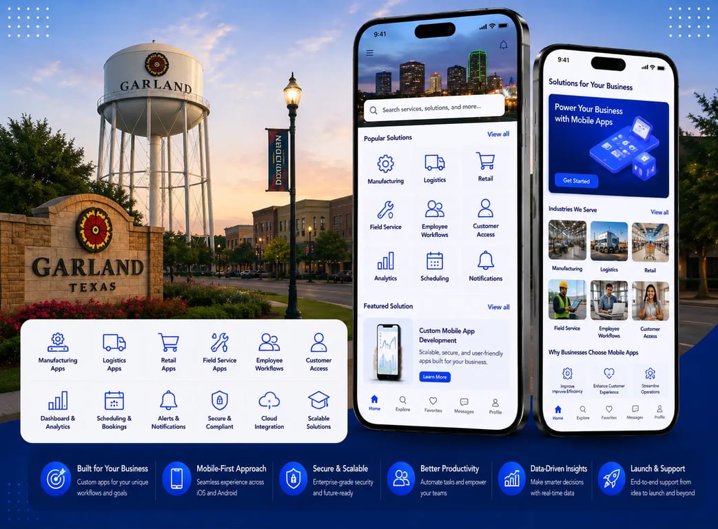 Mobile App Development Company in Garland