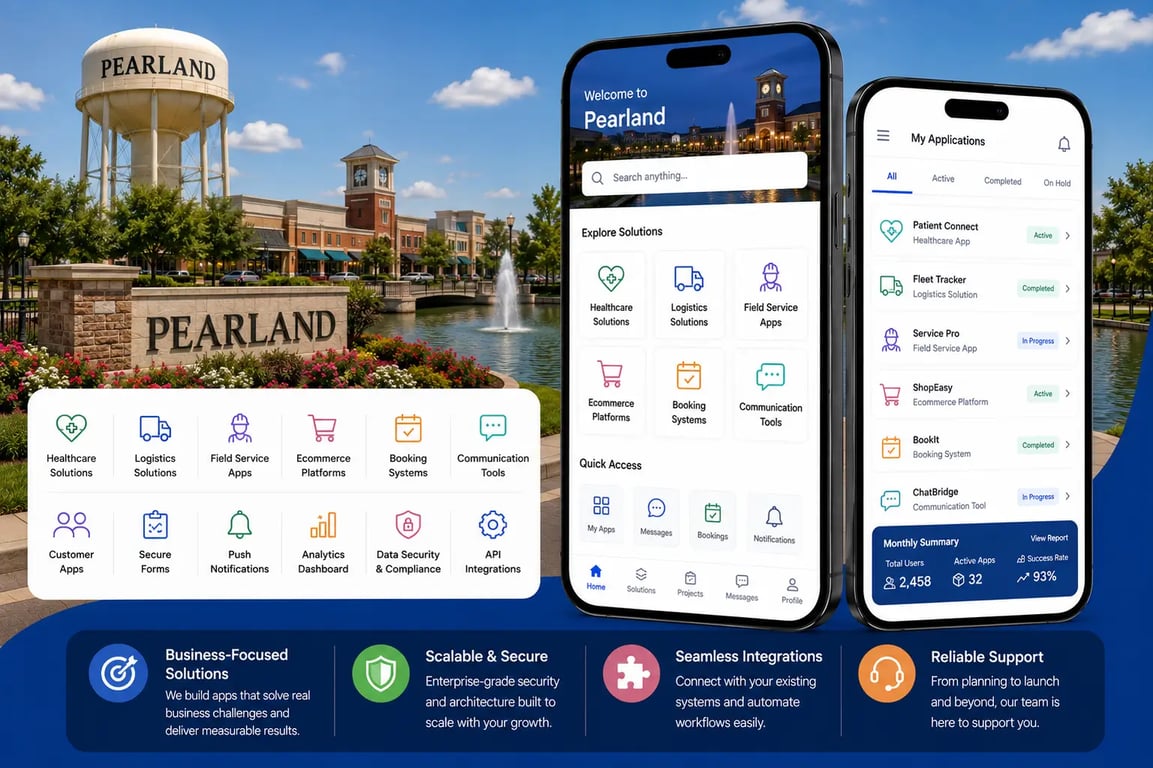 Mobile App Development Company in Pearland
