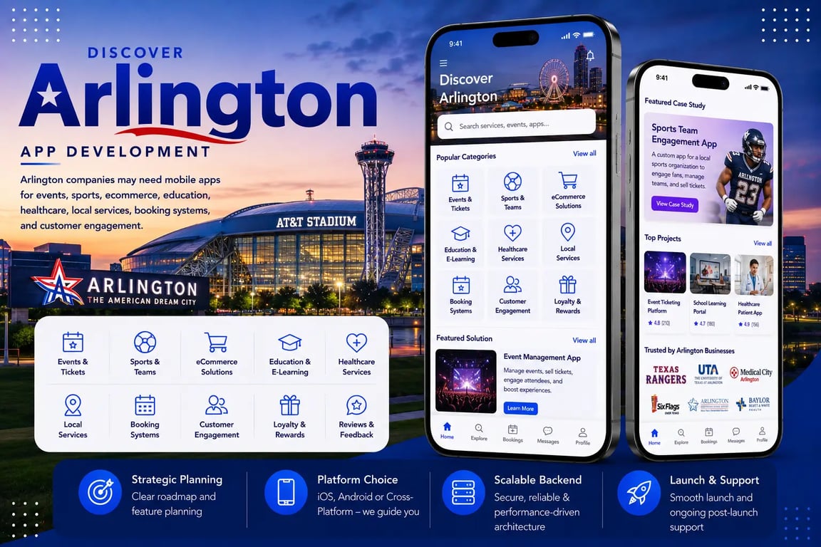 Mobile App Development Company in Arlington
