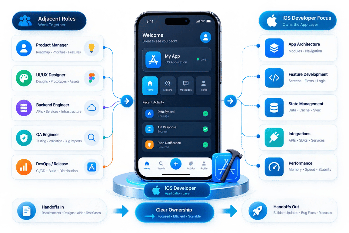 Decide Which Responsibilities Stay Around the iOS Developer