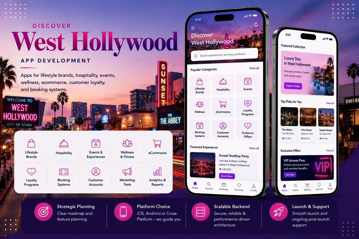 Mobile App Development Company in West Hollywood
