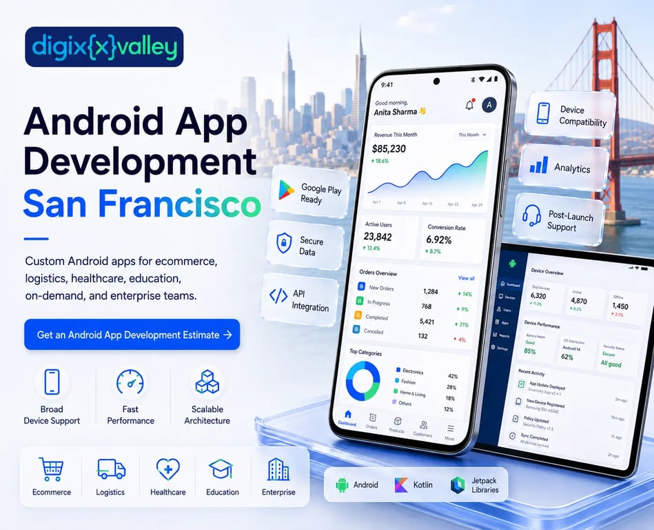 Digixvalley develops Android apps for businesses
