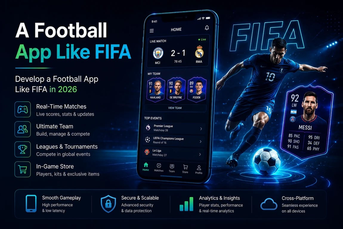 Digixvalley football app development services
