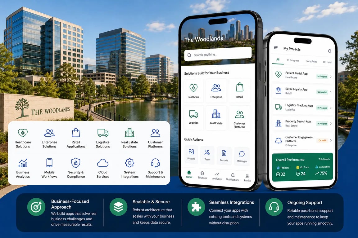 Mobile App Development Company in The Woodlands