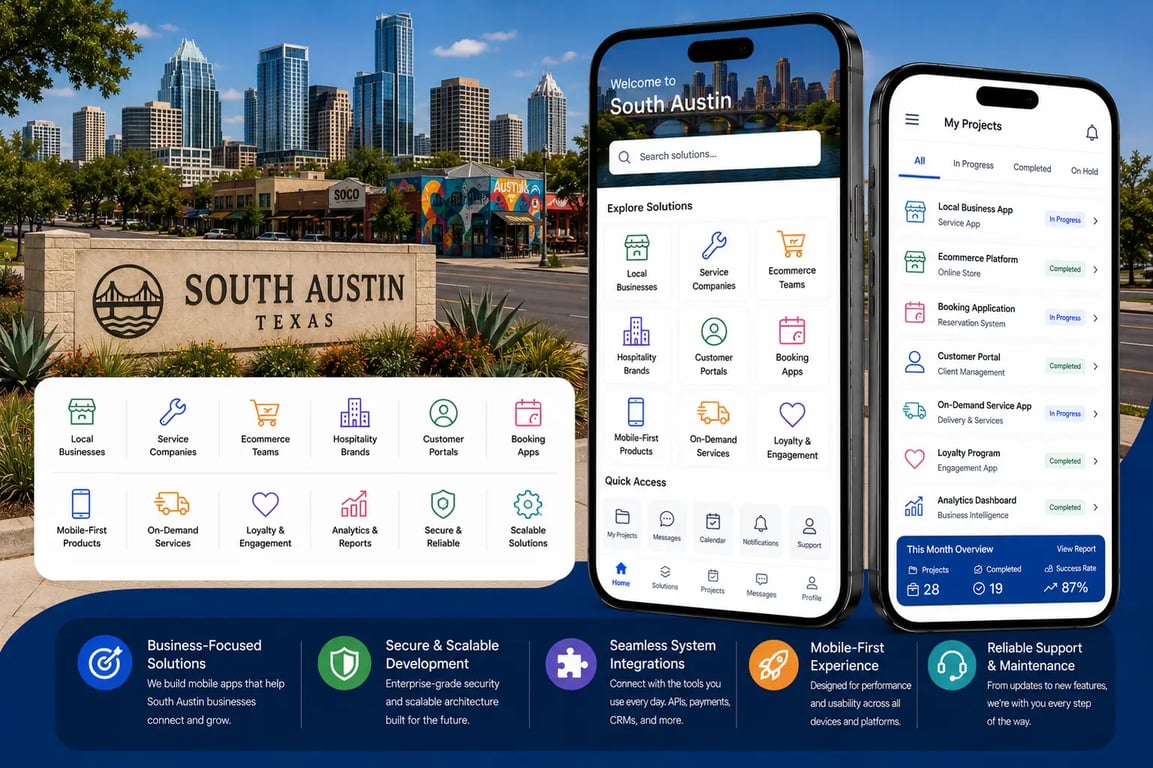 Mobile App Development Company in South Austin