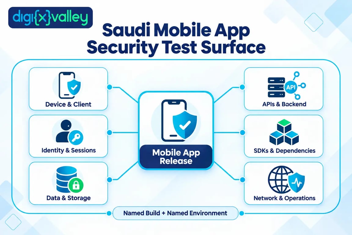 Saudi mobile app security testing surface