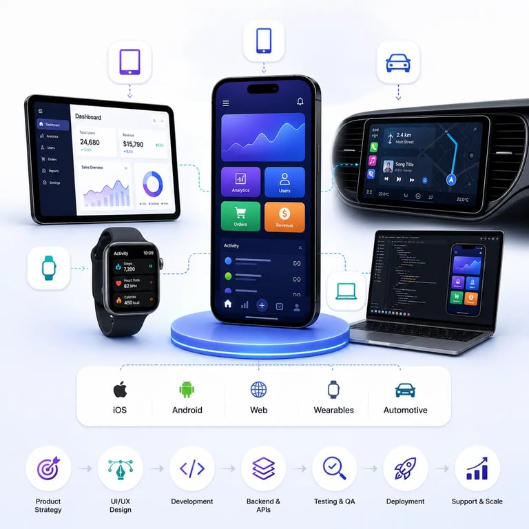 What Our Mobile App Development Services Include