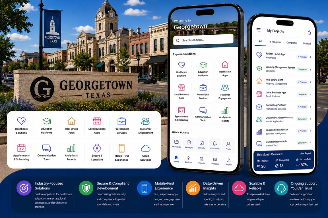 Mobile App Development Company in Georgetown
