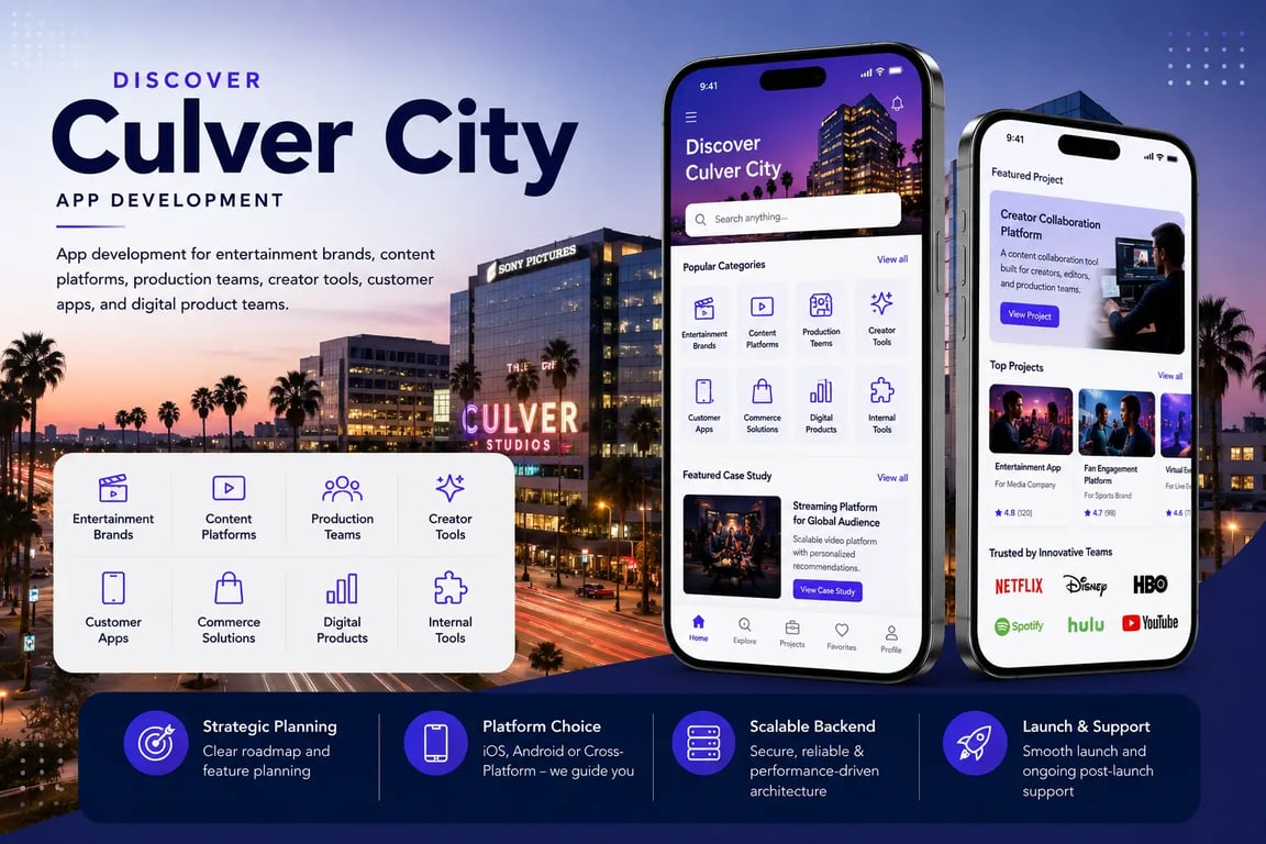 Mobile App Development Company in Culver City