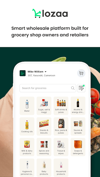 Klozaa grocery operations platform with order management sales agent app and analytics dashboard