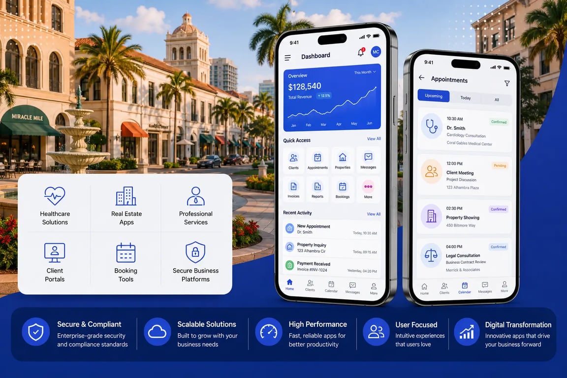Mobile App Development Company in Coral Gables