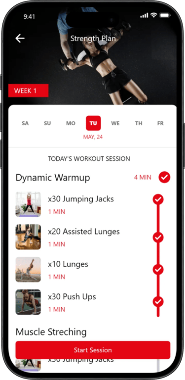 Fitness App Development Services