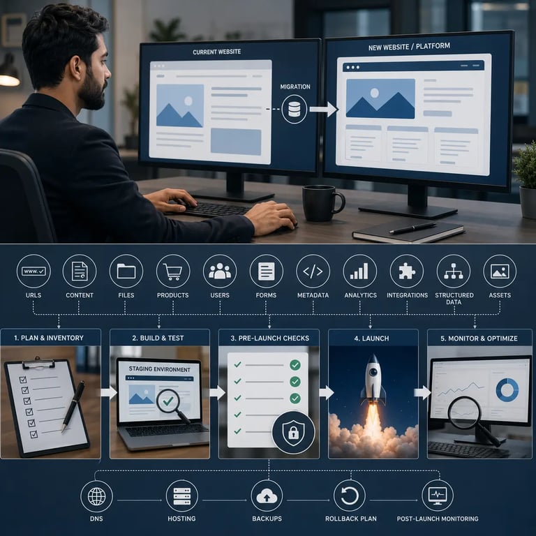 Website Migration and Replatforming