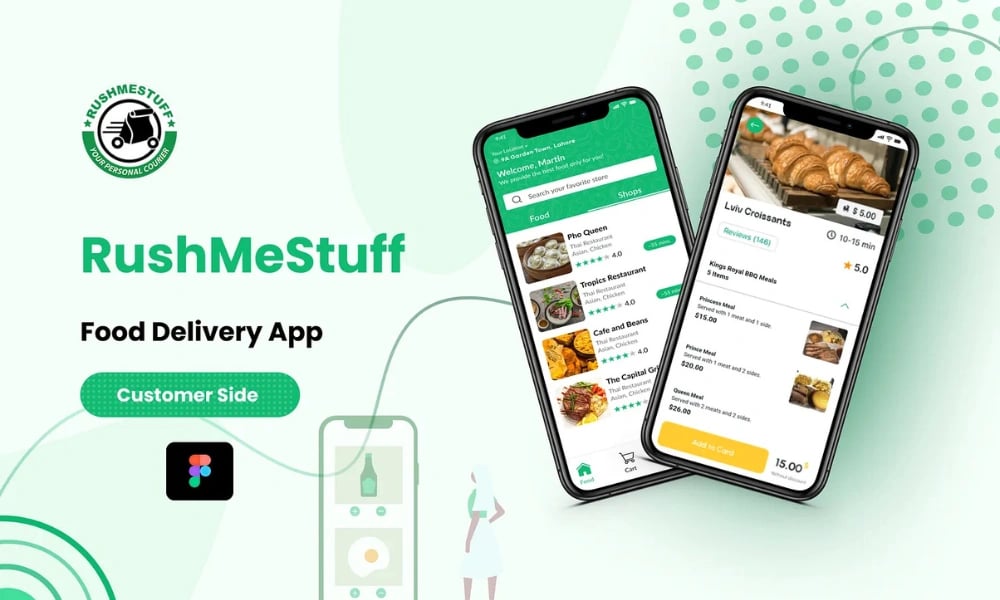 RushMeStuff Customer side
