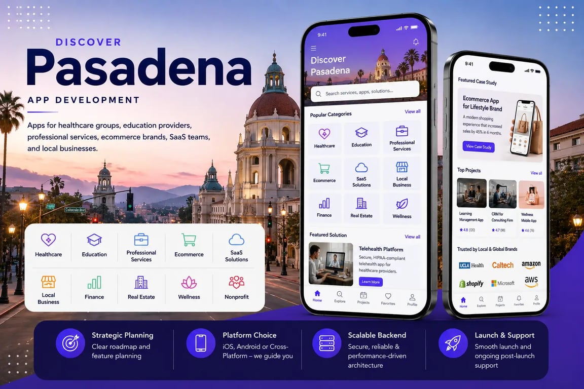 Mobile App Development Company in Pasadena