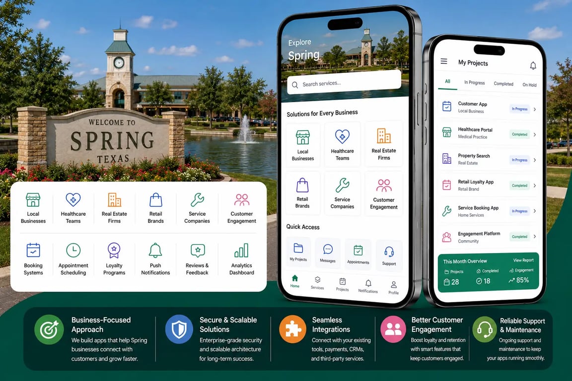 Mobile App Development Company in Spring