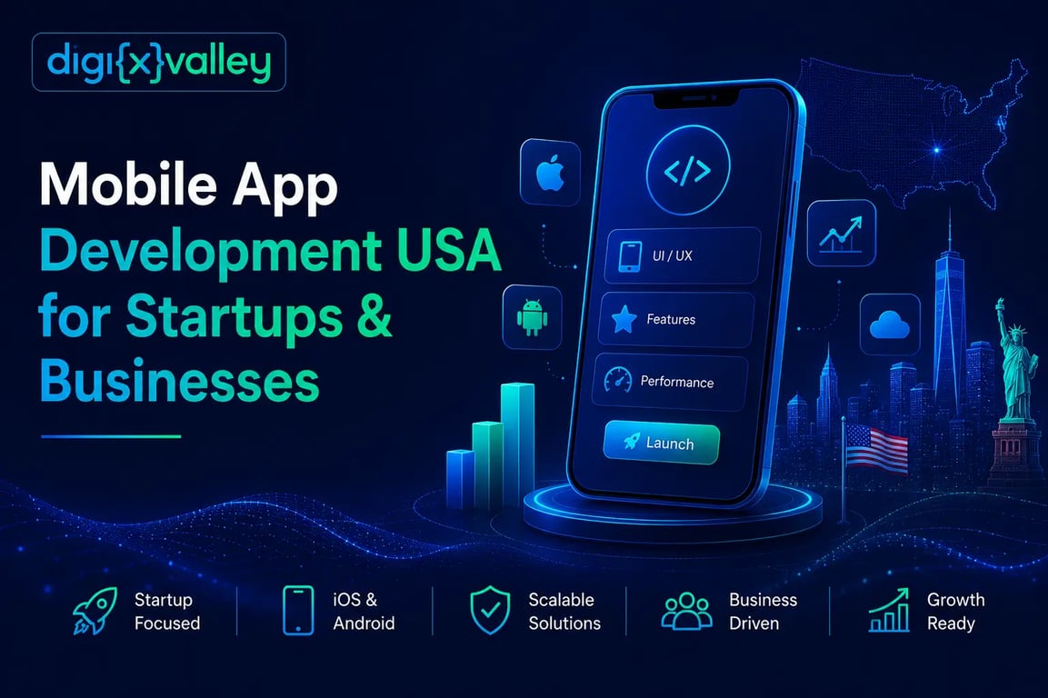 Mobile App Development USA for Startups & Businesses