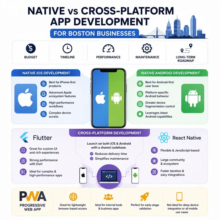 Native vs Cross-Platform App Development for Boston Businesses