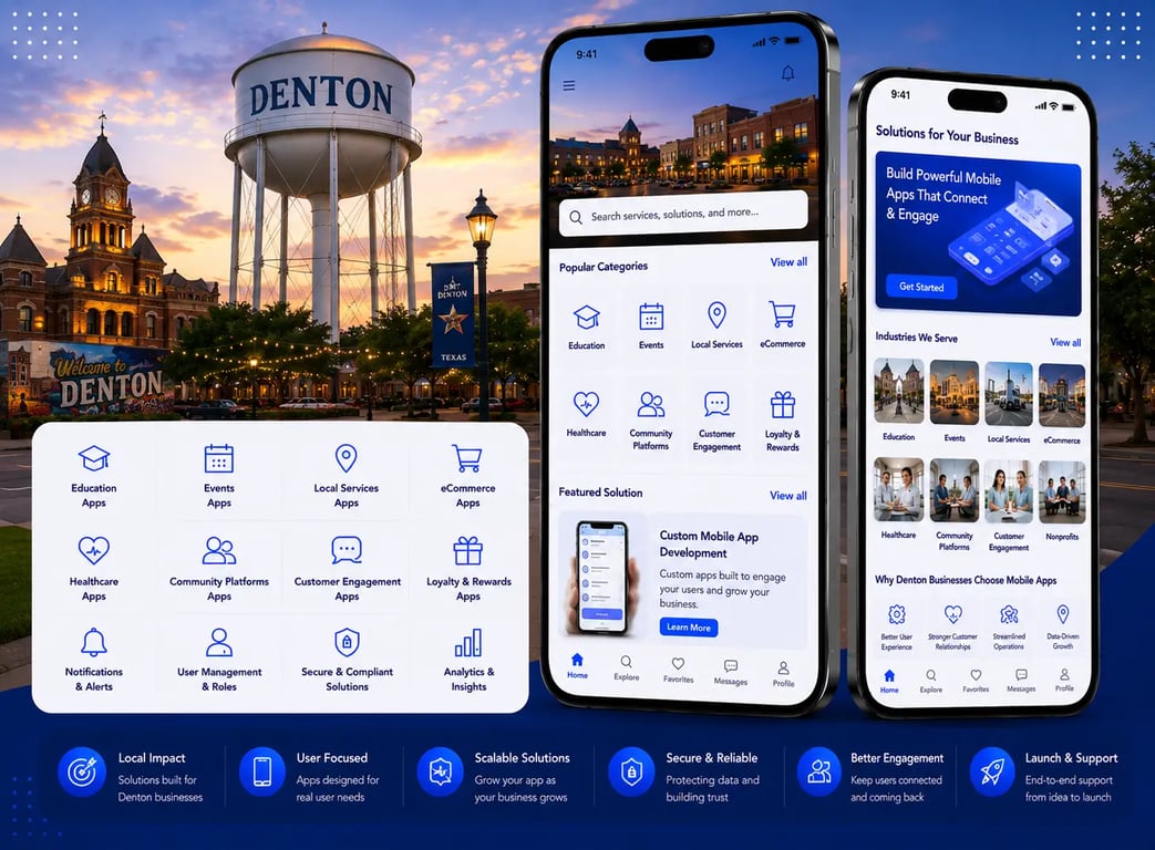 Mobile App Development Company in Denton