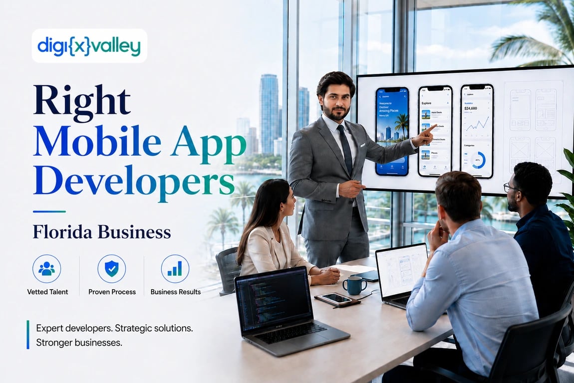 How to select the right mobile app developers for a Florida business