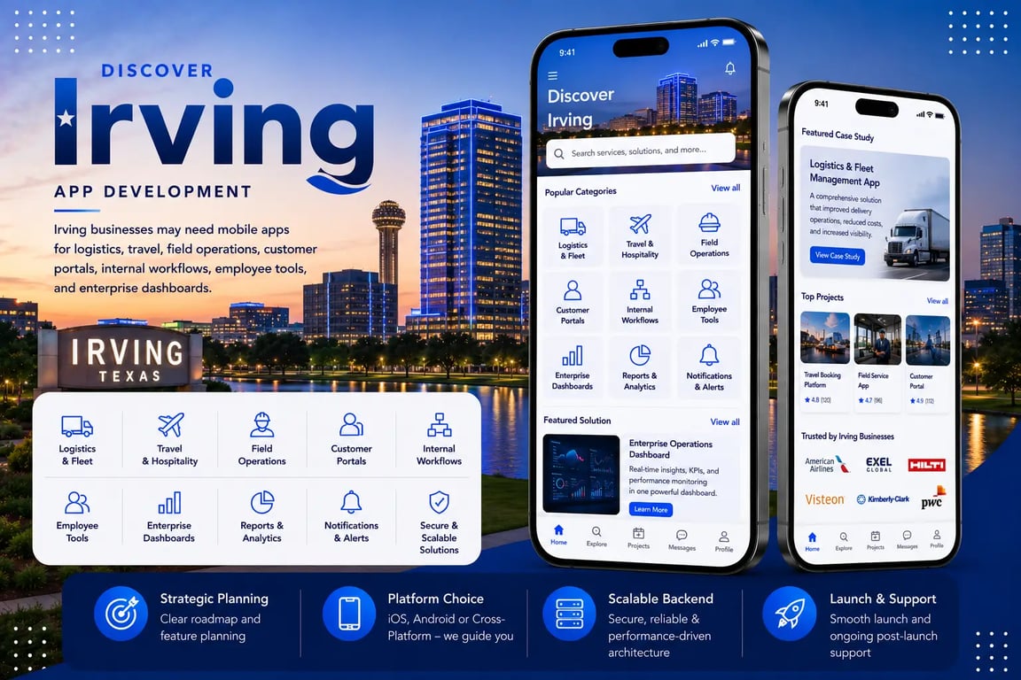 Mobile App Development Company in Irving