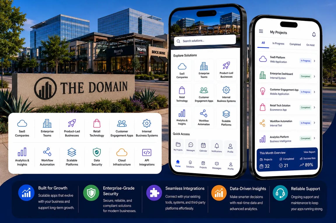 Mobile App Development Company in The Domain
