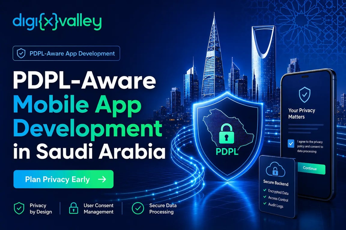 PDPL-aware mobile app development in Saudi Arabia