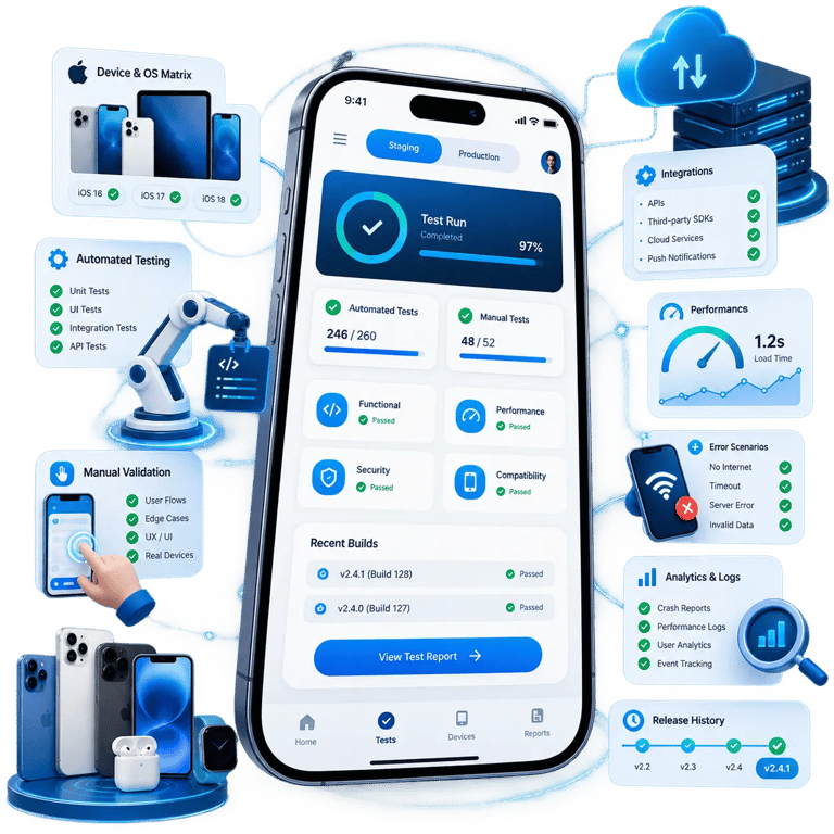Test the App Across the Conditions That Can Break It